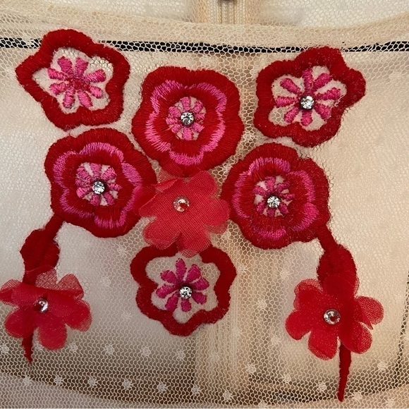 Alice By Temperley Nude Embellished Embroidery Dress - Picture 7 of 16